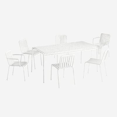 HAY Palissade Dining Collection Large Cream White
