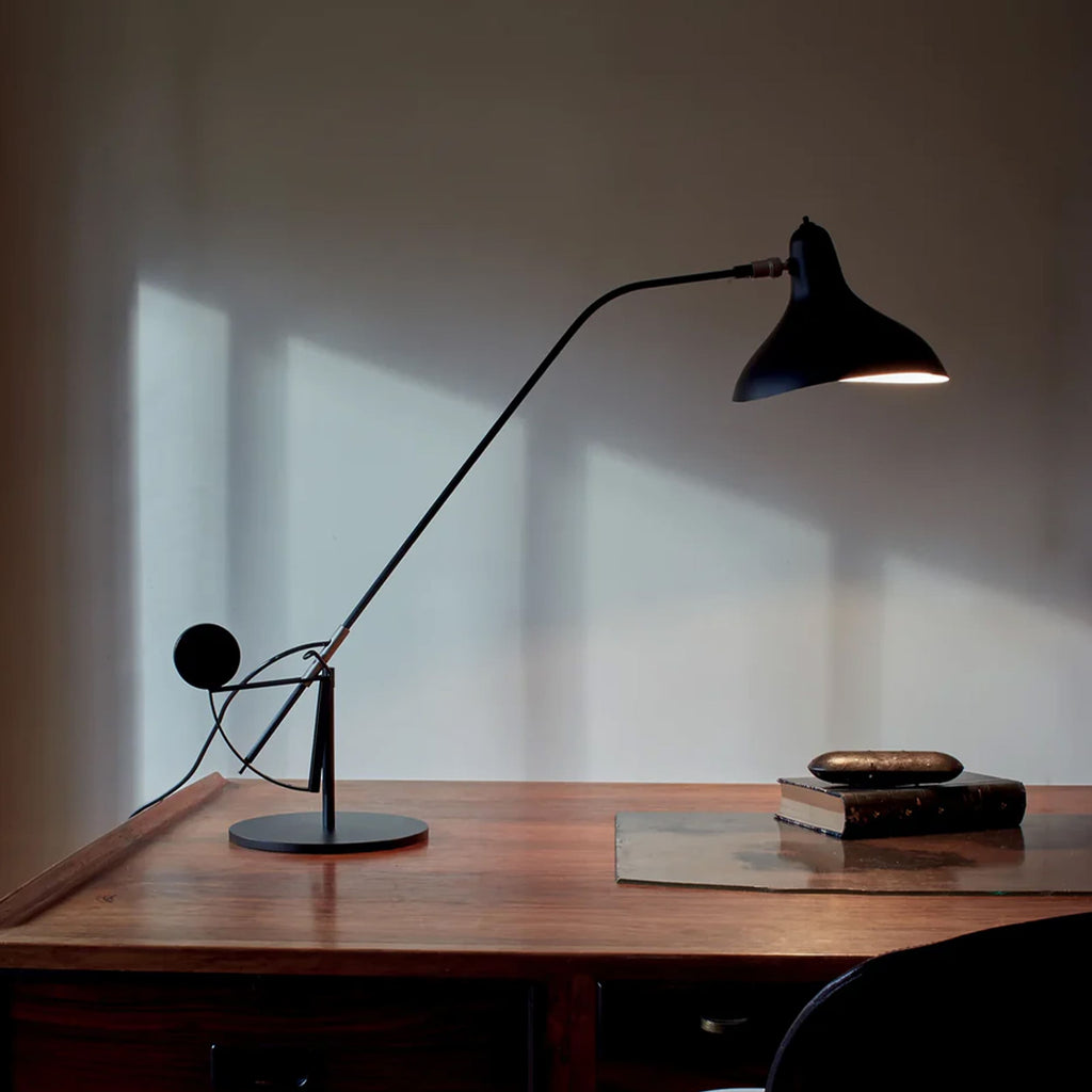DCW Editions Mantis BS3 Table Lamp in Black Satin