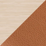 Cognac leather