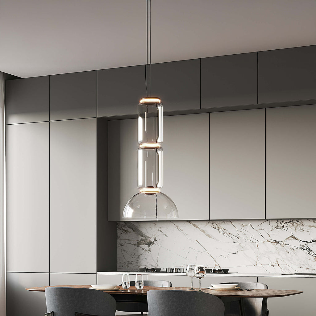 Flos Noctambule Pendant Light - Low Cylinder & Bowl