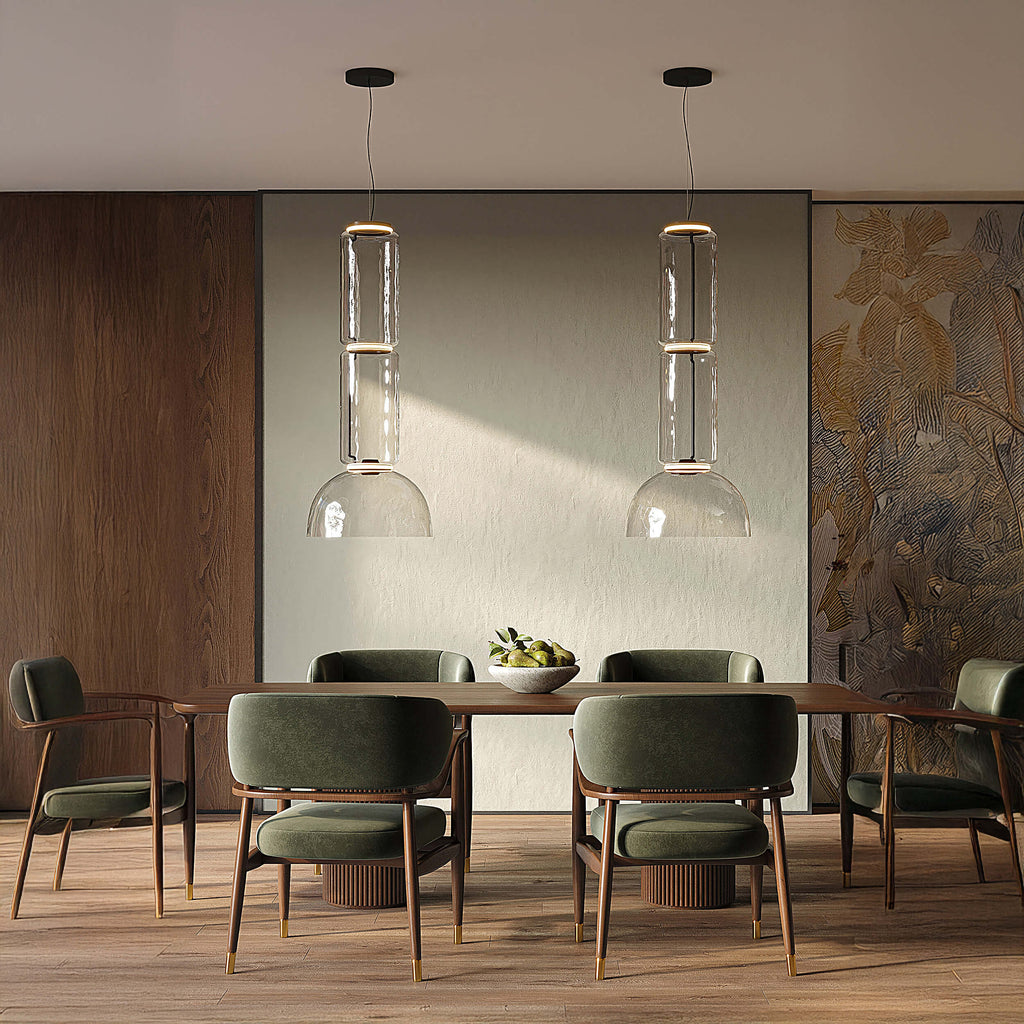 Flos Noctambule Pendant Light - Low Cylinder & Bowl