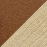 Cognac Leather, White oak