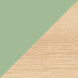 Modernist Green with Lacquered Oak