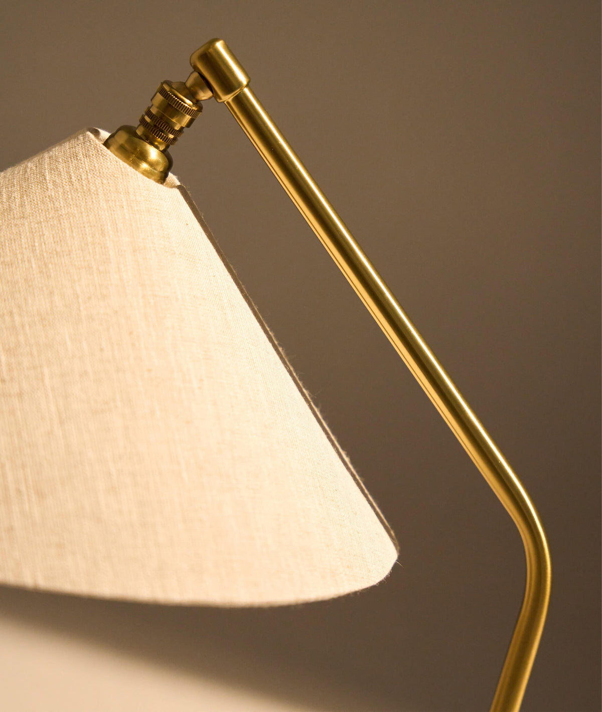 GUBI Grashoppa Lamp with Fabric Shade