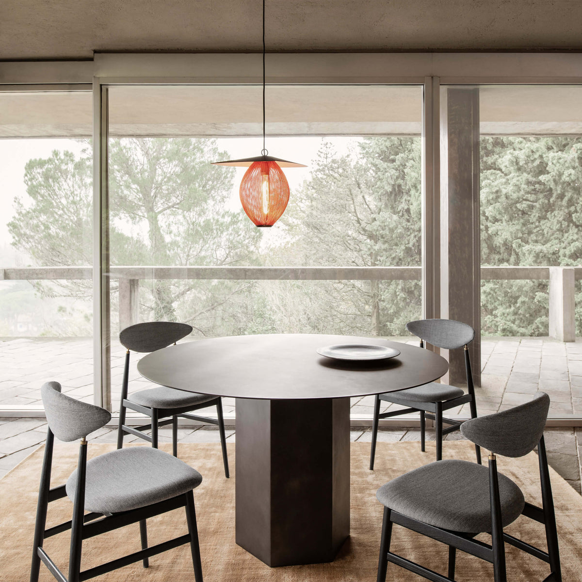 GUBI Epic Dining Table - Steel