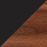 Walnut with black crossbar