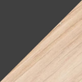 Black Linoleum & Laquered Oak