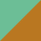 Ochre Frame with Green Mint Top