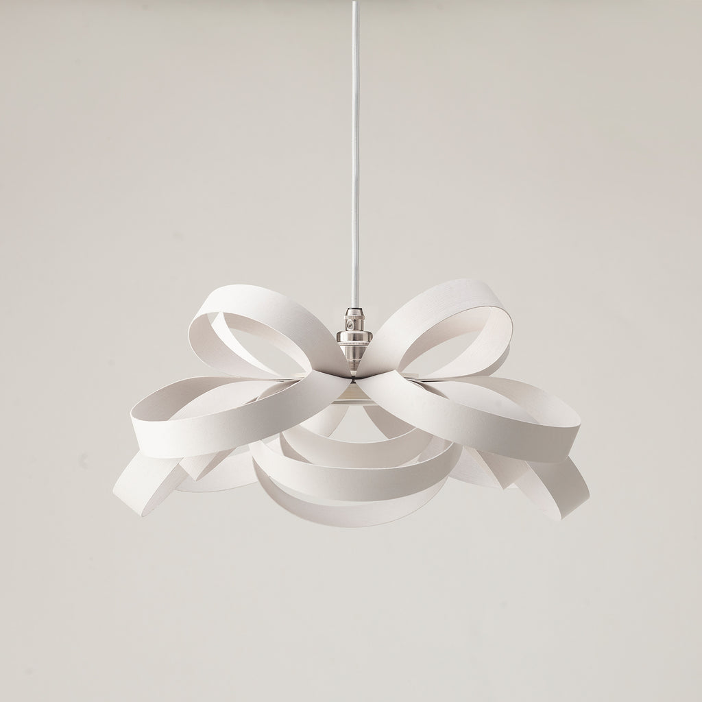 Tom Raffield Skipper Pendant Light, China Clay : Holloways of Ludlow 40th Birthday Limited Edition