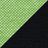Hopsak 66 Nero Seat & 69 Grass Green Backrest  with White Arms