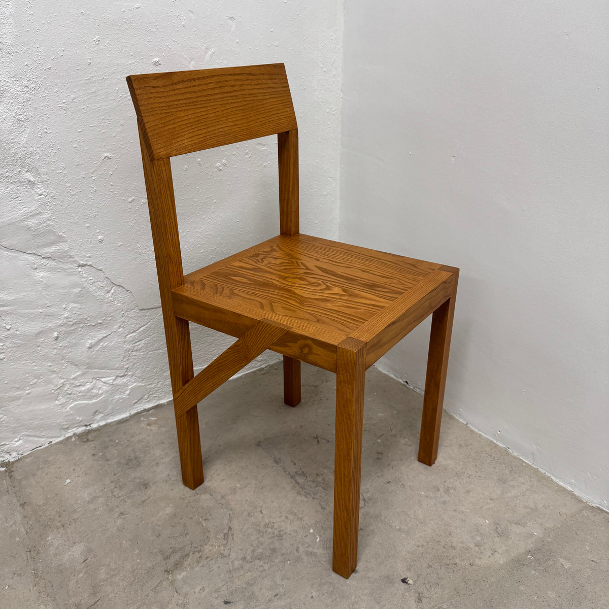 Ex-Display (Bath Showroom)  Frama Bracket Chair - Warm Brown Ash