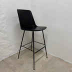 Ex-Display (Bath Showroom) &Tradition HW96 Rely Stool - Black / Black / Bar stool - Height : 75cm