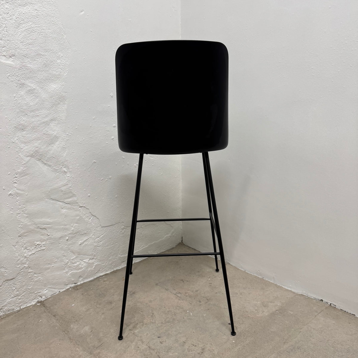 Ex-Display (Bath Showroom) &Tradition HW96 Rely Stool - Black / Black / Bar stool - Height : 75cm