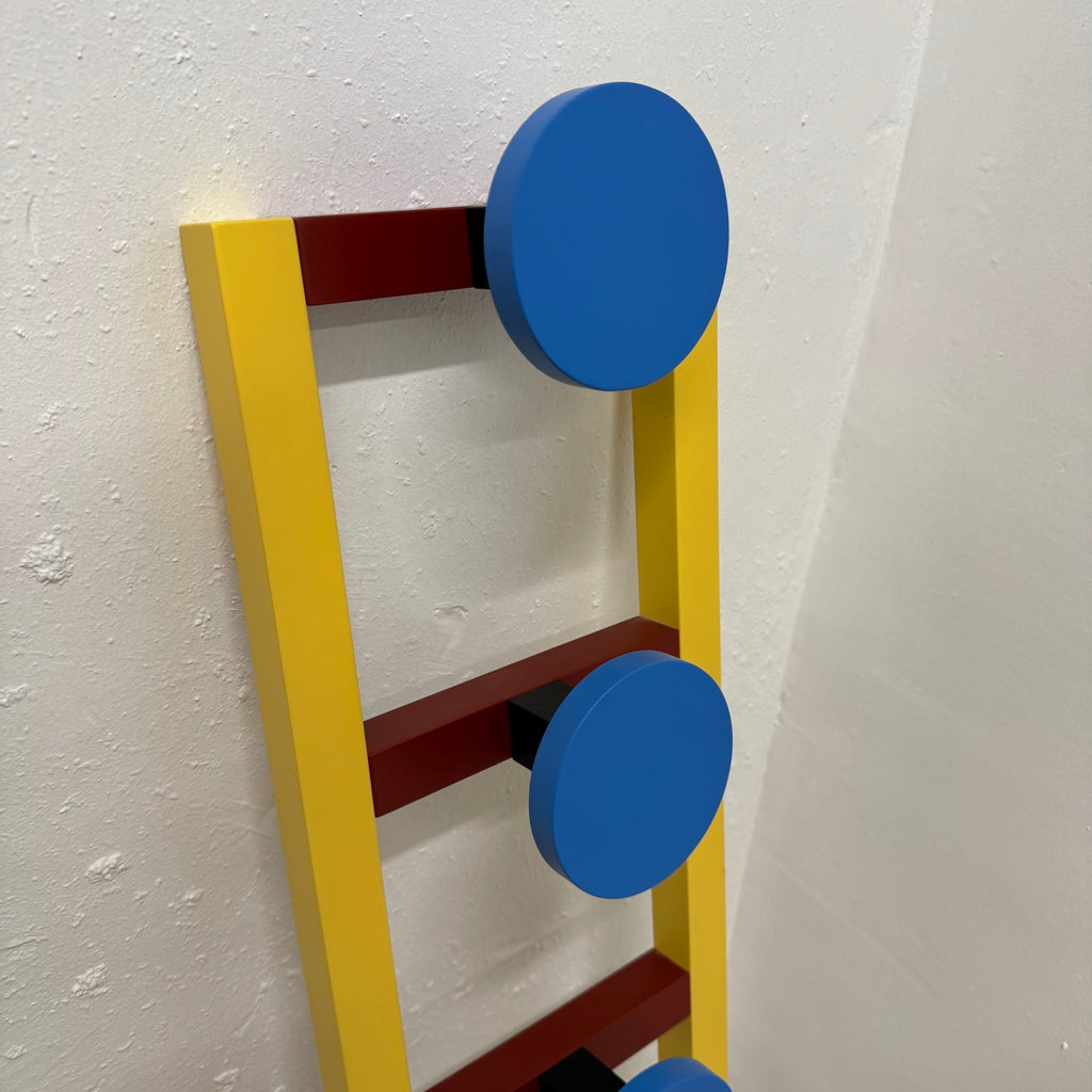 Ex-Display (Bath Showroom)  Nathalie Du Pasquier - Hook 6 - large - Red brown/sky blue/zinc yellow/jet black