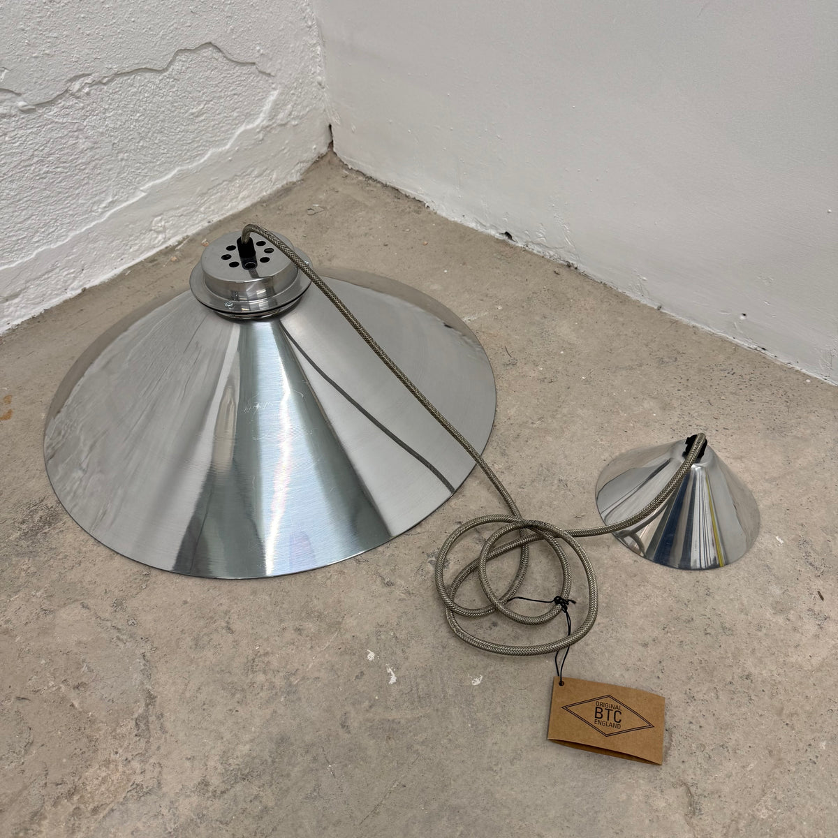 Ex-Display (Bath Showroom) Original BTC Codie Pendant Polished Aluminium