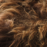 Wild (long) brown sheepskin