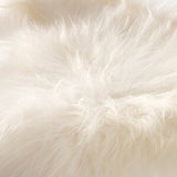 Wild (long) white sheepskin