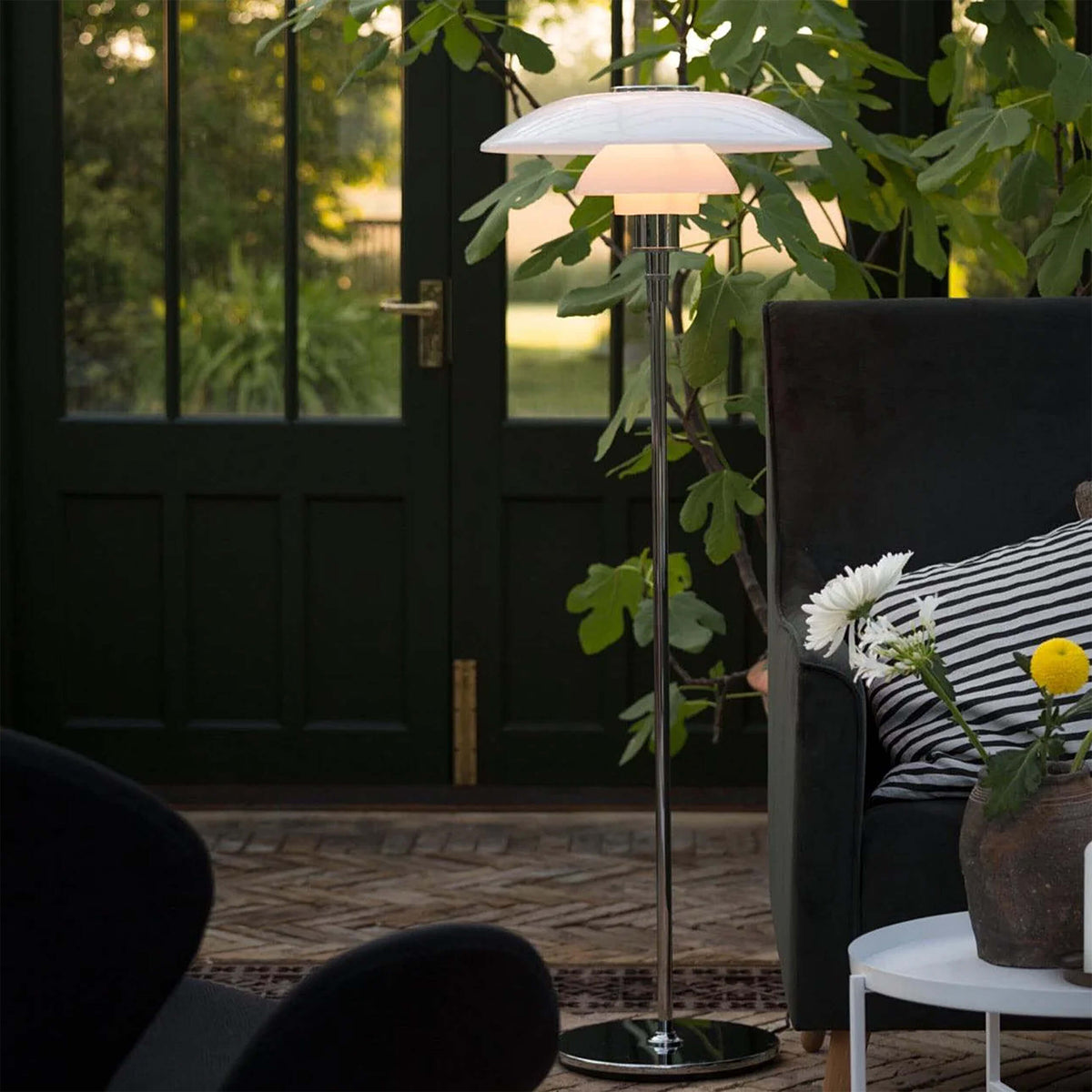 Louis Poulsen PH 3 1/2 - 2 1/2 Glass Floor Lamp