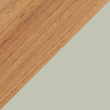 Teak and light grey