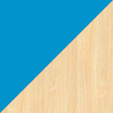 Natural and Light Blue