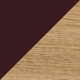 Bordeaux with Oak Seat