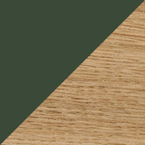 Bottle Green with Oak Seat