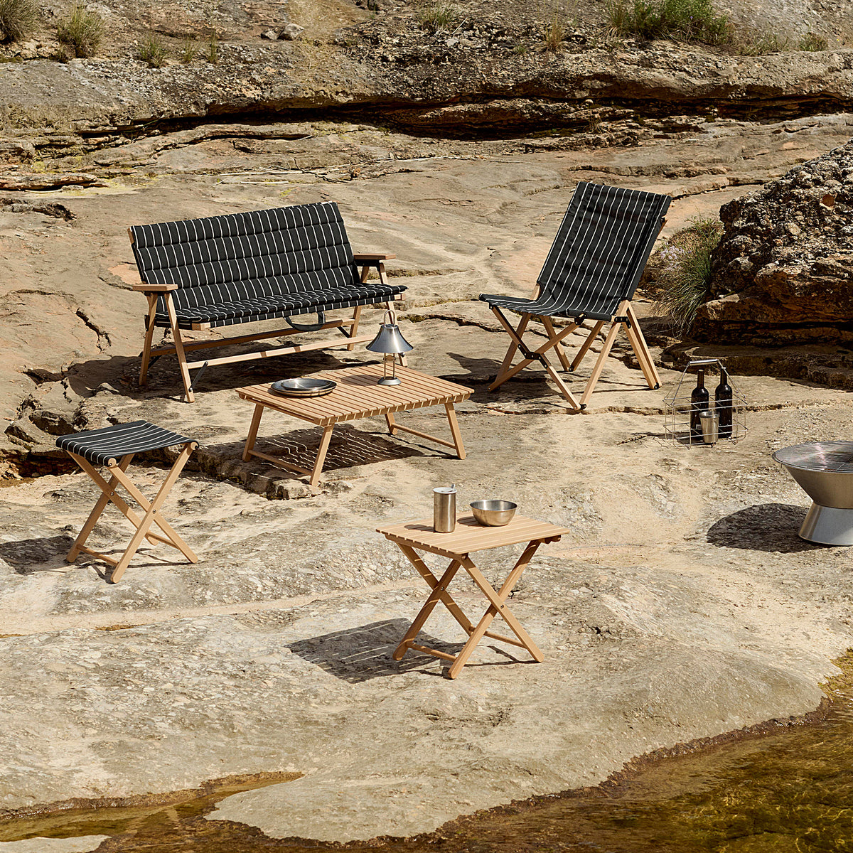 HAY Outdoor Market Folding Sofa