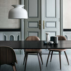 GUBI 3D Dining Chair - Wood Base with Wood Seat