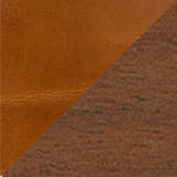 Walnut and Cognac Saddle Leather