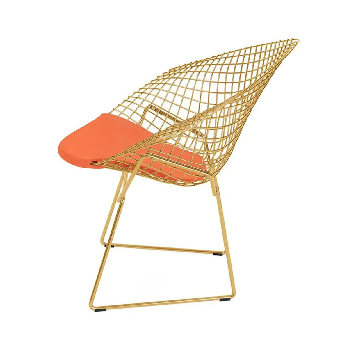 Knoll Bertoia Diamond Armchair with Seat Pad