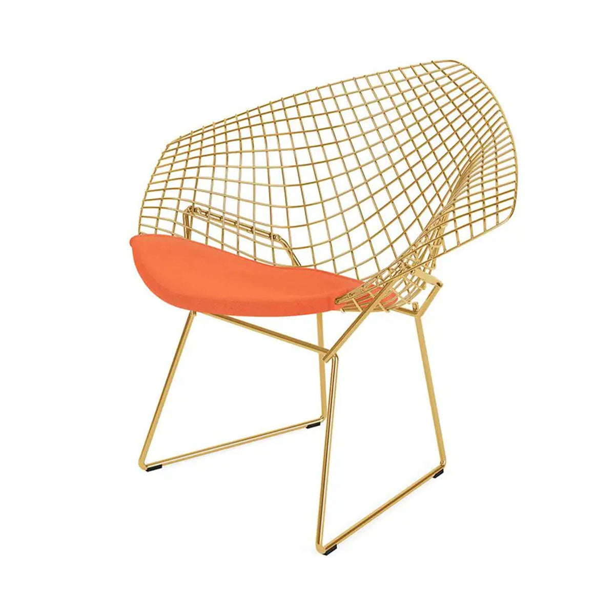 Knoll Bertoia Diamond Armchair with Seat Pad