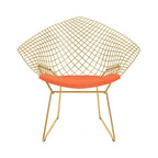 Knoll Bertoia Diamond Armchair with Seat Pad