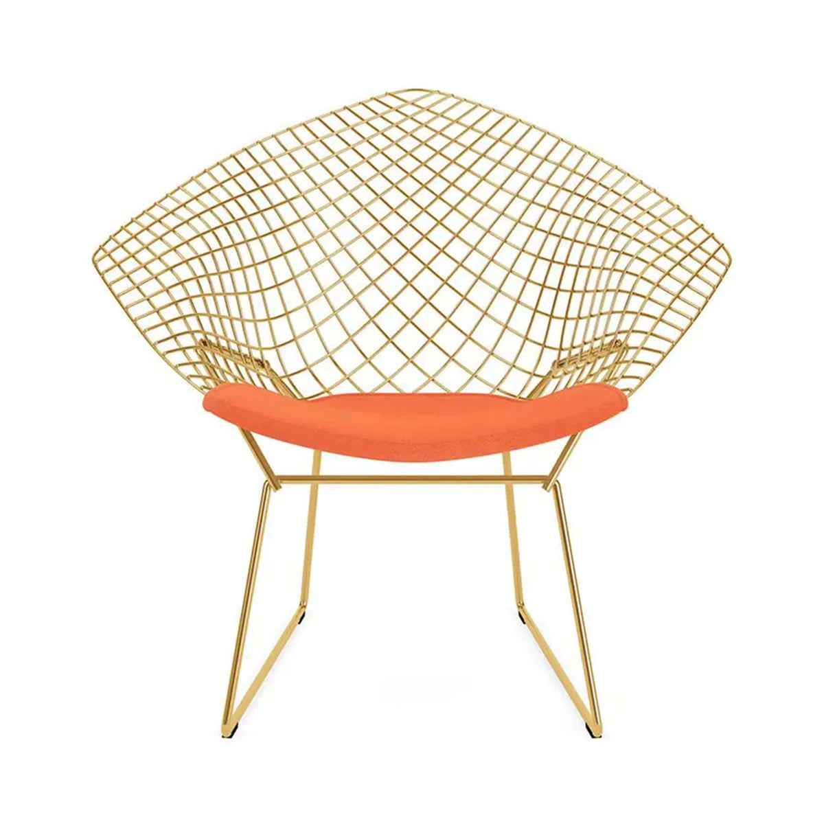 Knoll Bertoia Diamond Armchair with Seat Pad