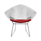 Knoll Bertoia Diamond Armchair with Seat Pad
