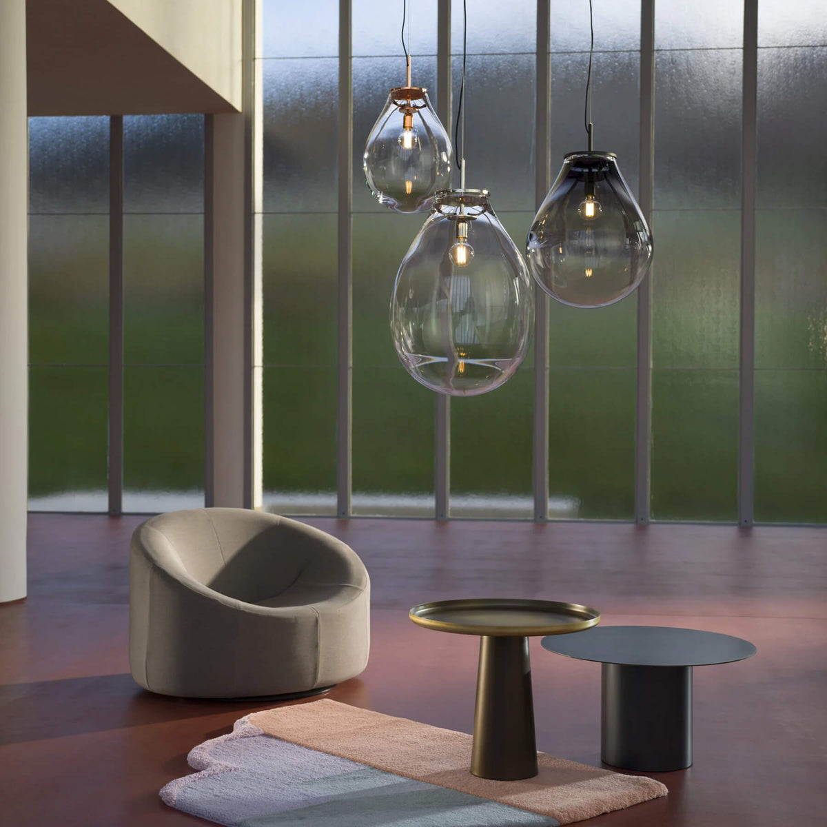 Outlet Tim Pendant Light - Smoked - Medium