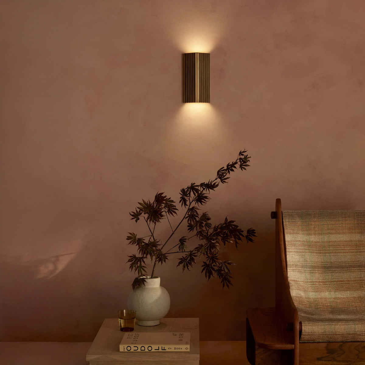 J. Adams Tor Up and Down Wall Light