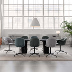 GUBI Bat Meeting Chair - 4 Star Swivel Base