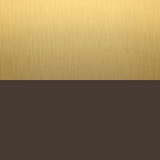 Brown and brass