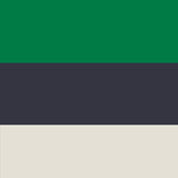 Signal Green, Deep Blue & Ecru White