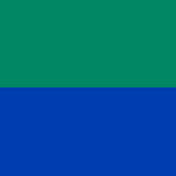 Dark blue and green