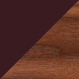 Bordeaux with Walnut Seat