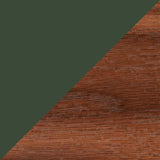 Bottle Green with Walnut Seat