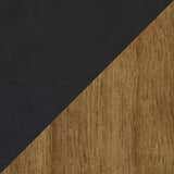 Walnut Lacquered Oak with Omni 301 Black Leather