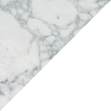 White Marble Effect with White Legs