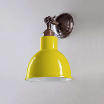 Outlet Old School Electric Churchill Wall Light, Short Arm