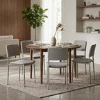 Fredericia Plan Dining Chair with Metal Legs, Fully Upholstered