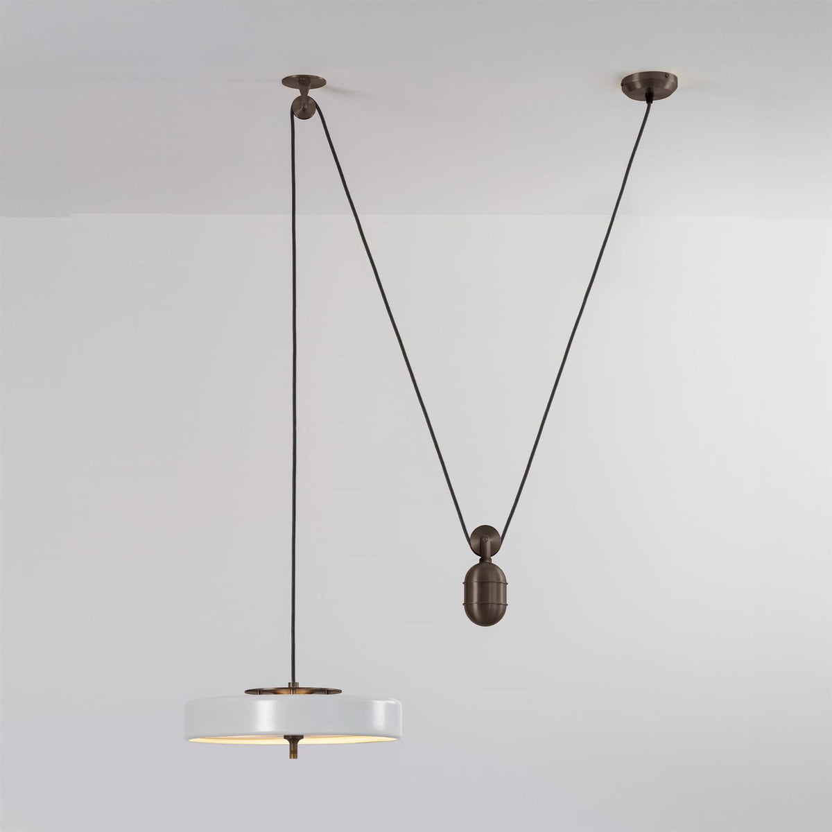Bert Frank Revolve Rise And Fall Pendant Light