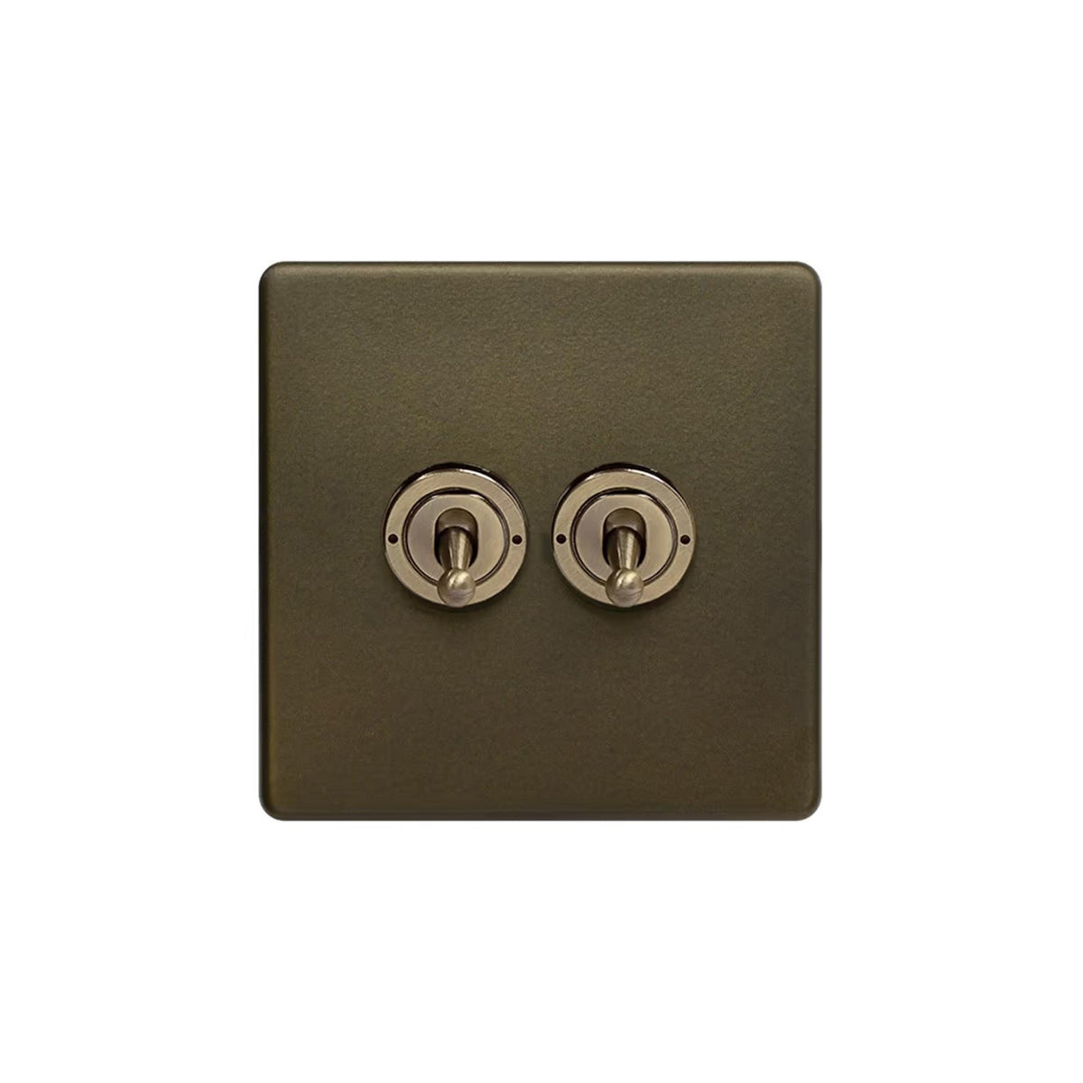 Soho Lighting Eton Collection Bronze 20A 2 Gang 2 Way Toggle Switch