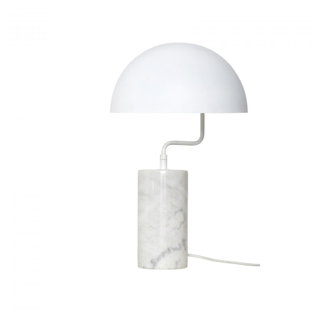 Outlet Hubsch Eden Marble Table Lamp - White Marble