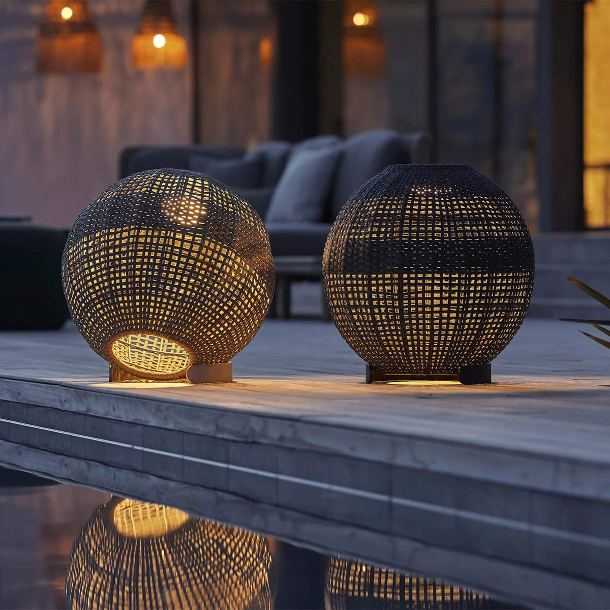 Cane-line Illusion Garden Floor Lamp Outdoor Lighting